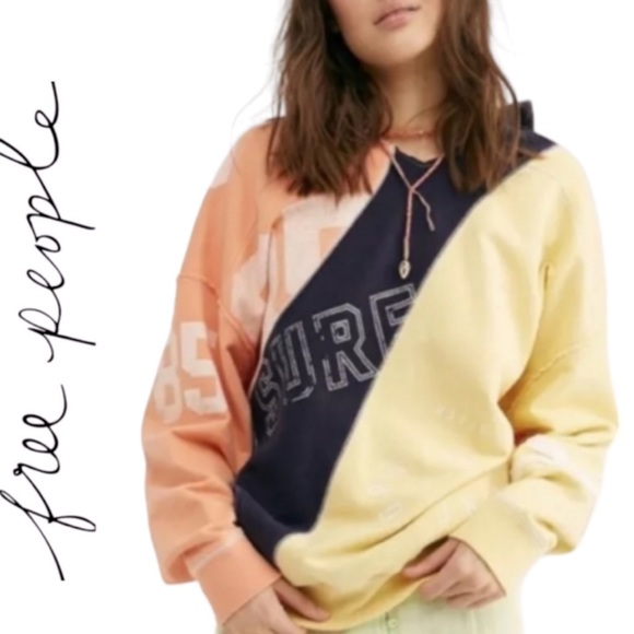 FREE PEOPLE➕Beach Break Oversized Hoodie - Picture 3 of 11